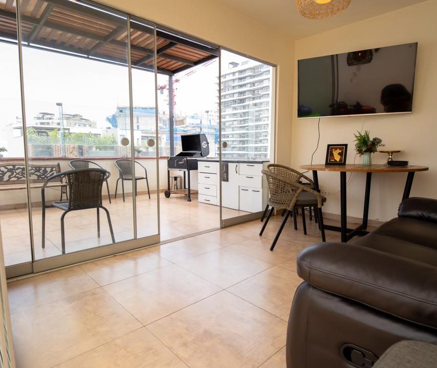 Area social privada del dúplex