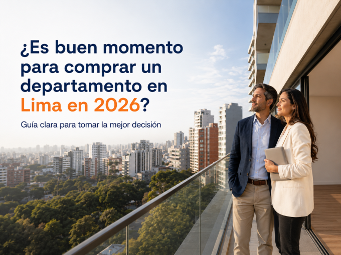 Pareja evaluando comprar un departamento en Lima en 2026