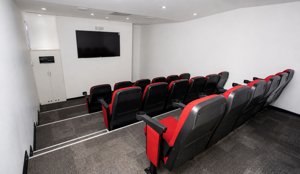 Sala de cine del Condominio Panoramic